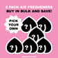 6 PACK Fat Ass Air Fresheners