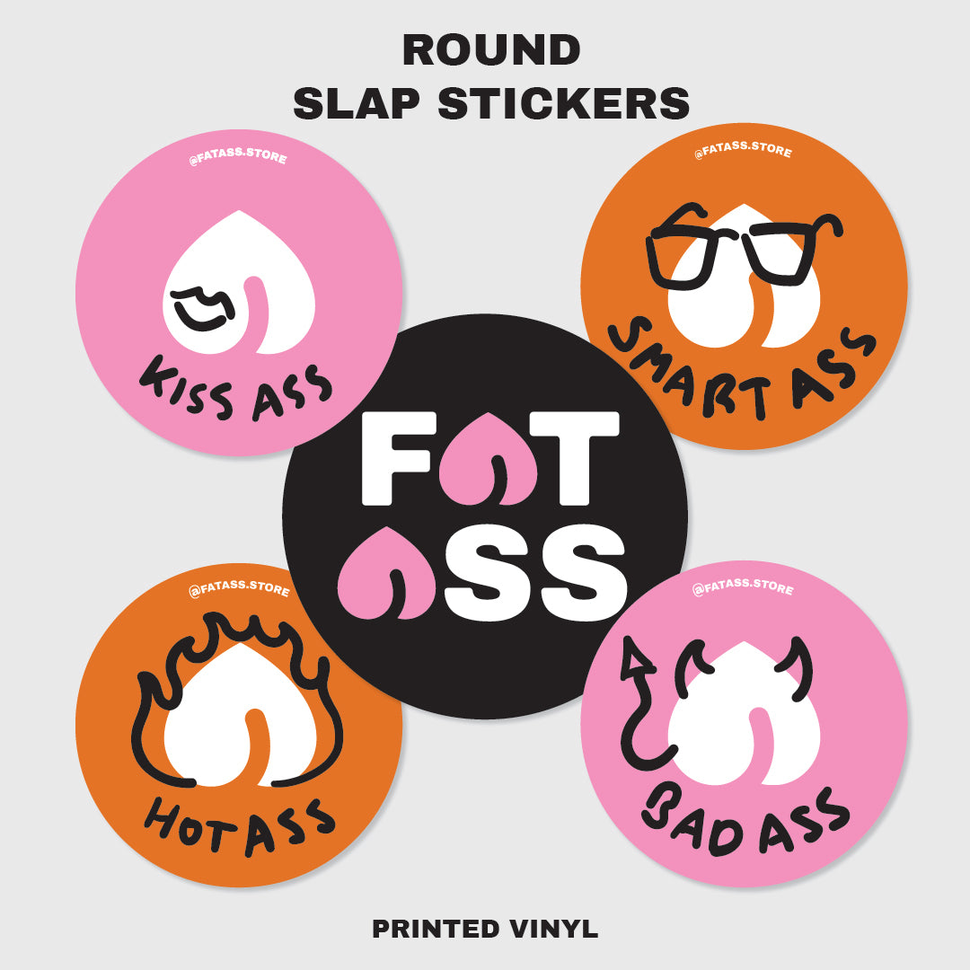 Round Slap Stickers