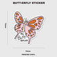 Big Butt-erfly Sticker