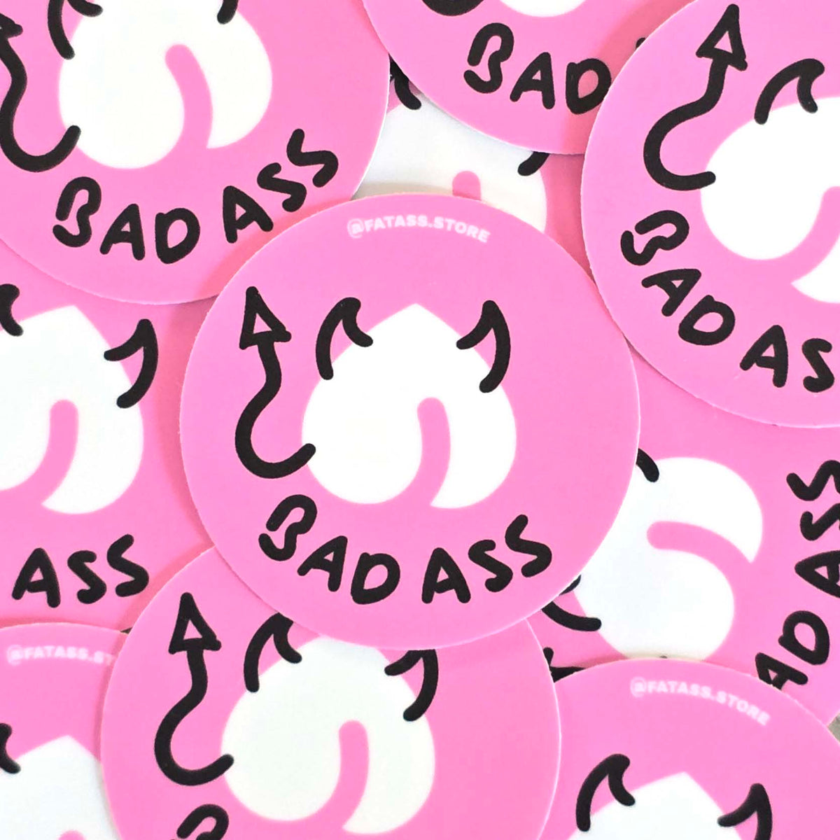 Round Slap Stickers