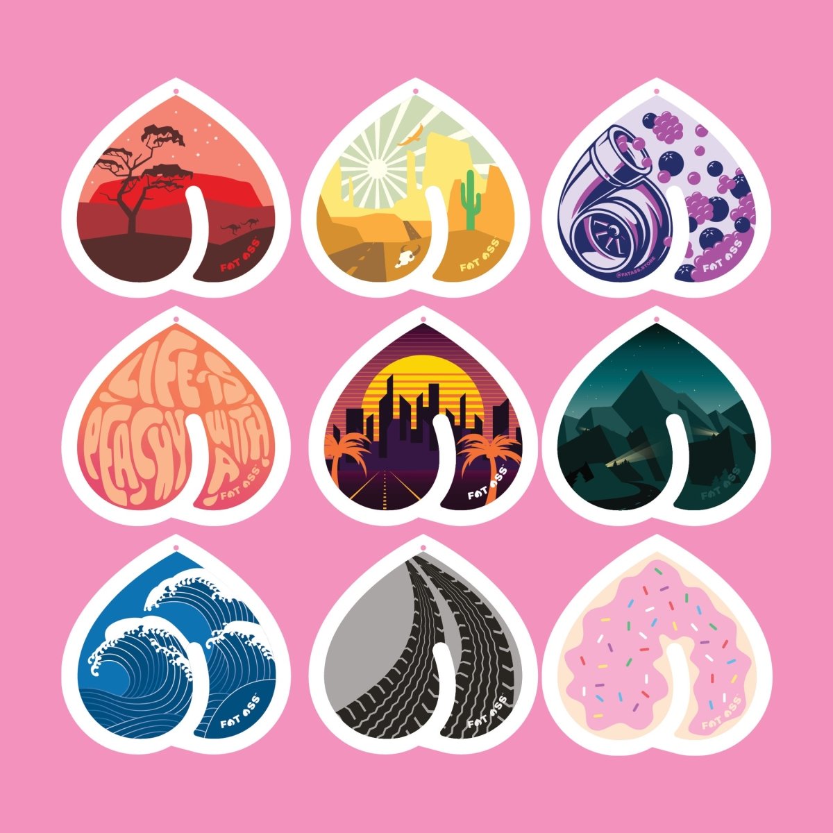Fat Ass Air Fresheners 2.0 - Fat Ass Store
