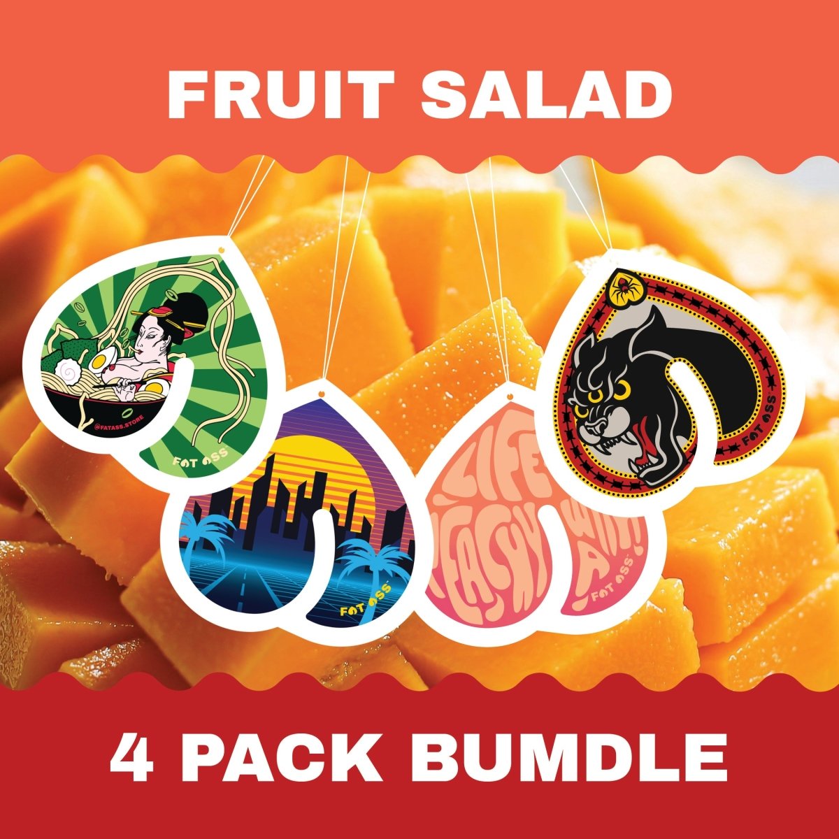 Fruit Salad Air Freshener Bumdle - Fat Ass Store