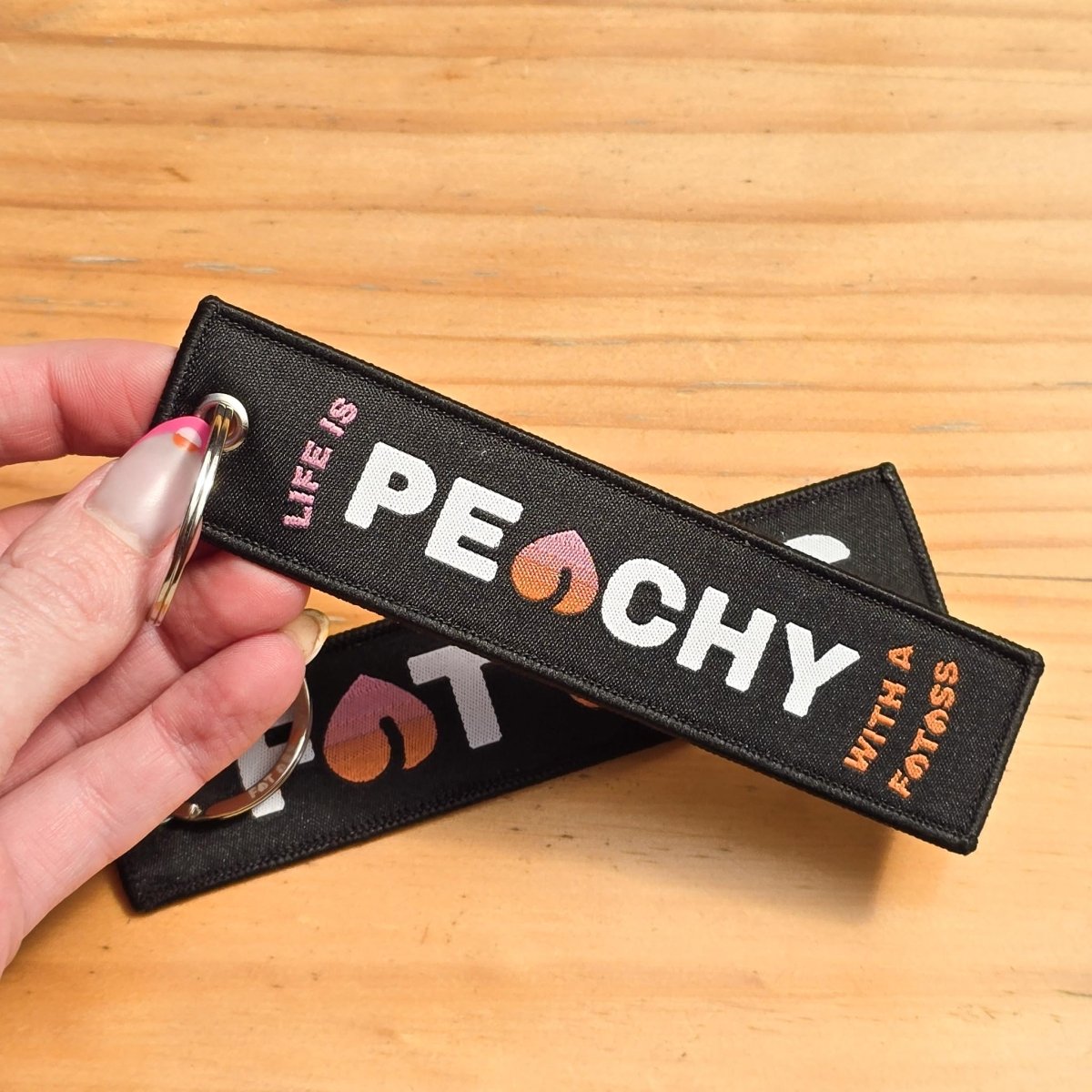 Life Is Peachy Jet Tag - Fat Ass Store