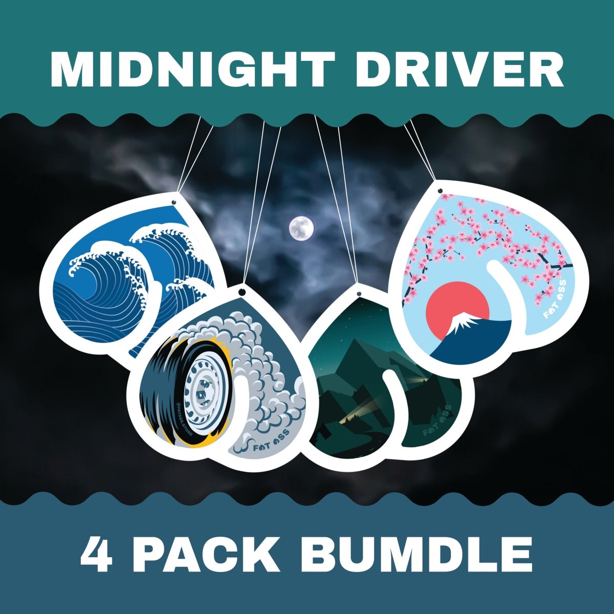 Midnight Driver Air Freshener Bumdle - Fat Ass Store