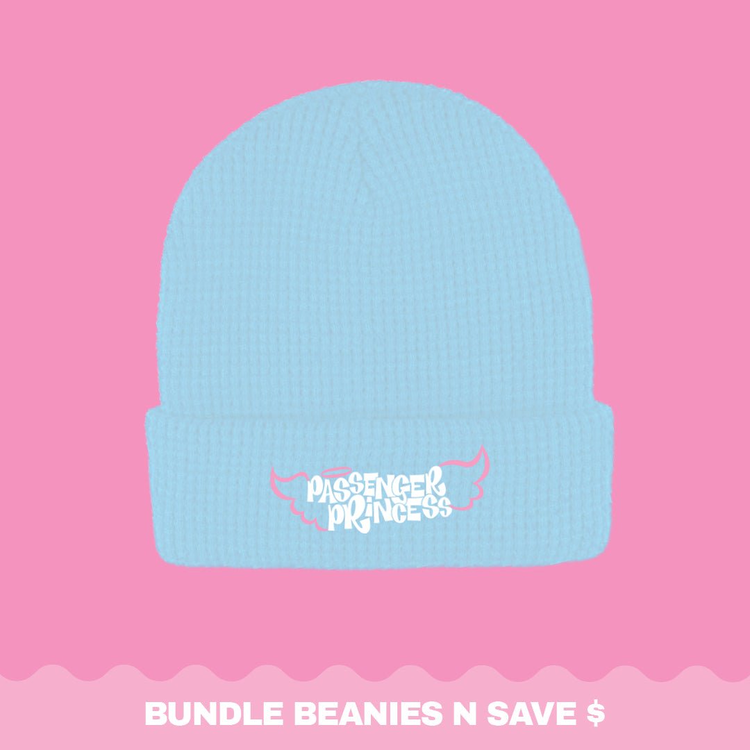 Passenger Princess Kawaii Blue Beanie - Fat Ass Store