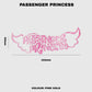 Passenger Princess Vinyl Sticker - Fat Ass Store