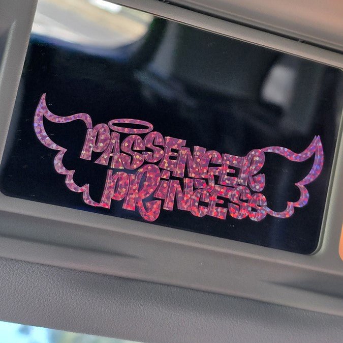 Passenger Princess Vinyl Sticker - Fat Ass Store