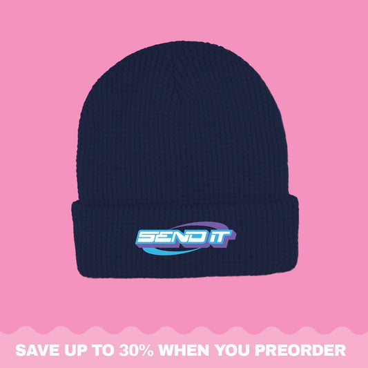 Send It Navy Beanie - Fat Ass Store