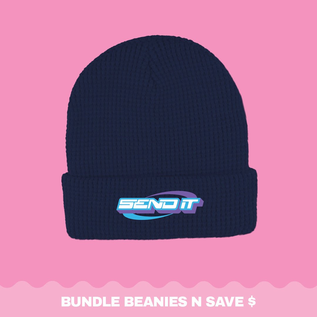 Send It Navy Beanie - Fat Ass Store