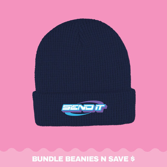 Send It Navy Beanie - Fat Ass Store