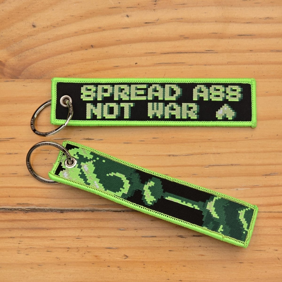 Spread Ass Not War Jet Tag - Fat Ass Store