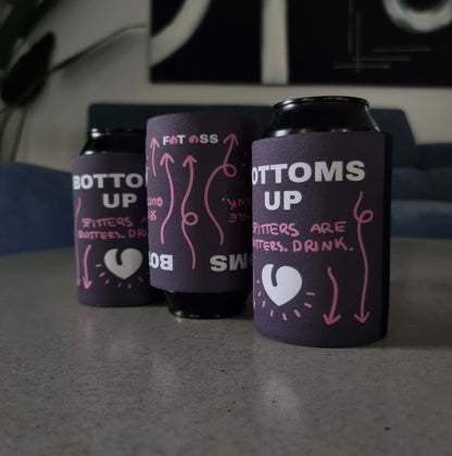 6 PACK Fat Ass Stubby Holders For Adam