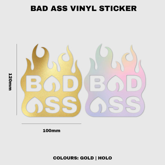 Bad Ass Vinyl Sticker