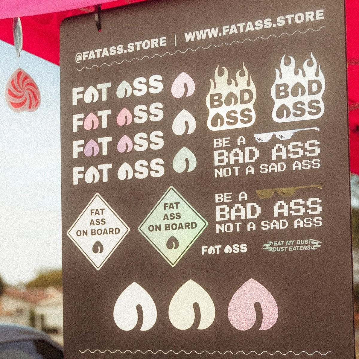 Fat Ass Vinyl Sticker - Fat Ass Store